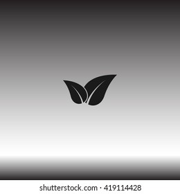 Green eco friendly sign. Vector illustration icon
