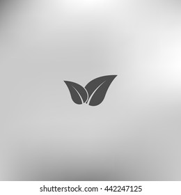 Green eco friendly sign. Vector illustration icon