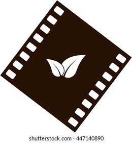 Green eco friendly sign. Vector illustration icon