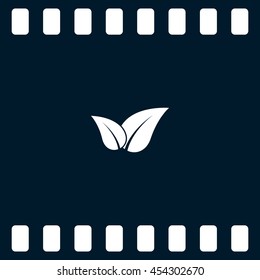 Green eco friendly sign. Vector illustration icon