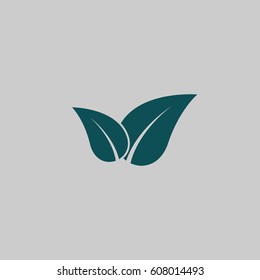 Green eco friendly sign. Vector illustration icon