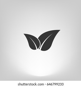 Green eco friendly sign. Vector illustration icon