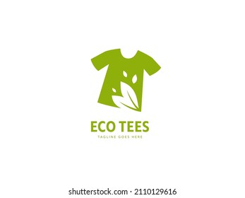 green eco friendly tshirt tee maker brand logo icon