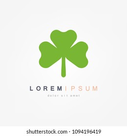 Green Eco Leaf Logo vector template. Natural icon