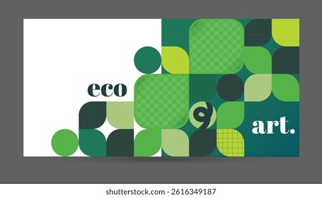 green eco leaves background, concept of sustainability ecology green energy environment friendly business. template for ad brochure poster banner with copy space