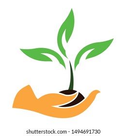 Green Eco Leaves Logo design vector