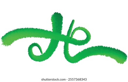 Green eco Letter H Logo Template Design