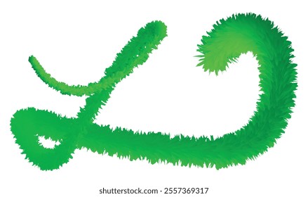 Green eco Letter L Logo Template Design
