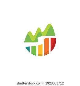 Green eco logo design template. Leaf, nature, environment symbol