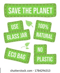 Green eco manifestation, protest, ecology demonstration, global, planet care, use glass, plastic free, eco bag, green leaves, ecology movement, responsible using, enviroment, planet care manifesto