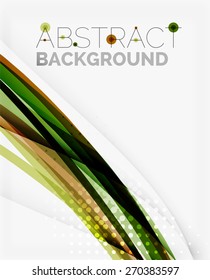 Green eco nature wave background, ground or grass concept