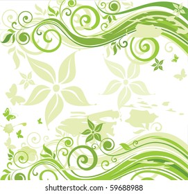 Green eco poster