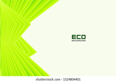 Green eco-friendly background with line patterns for business posts and presentations, natural background, green abstract background