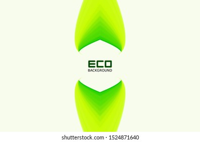 Green eco-friendly background with line patterns for business posts and presentations, natural background, green abstract background