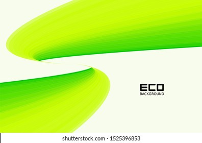 Green eco-friendly background with line patterns for business posts and presentations, natural background, green abstract background