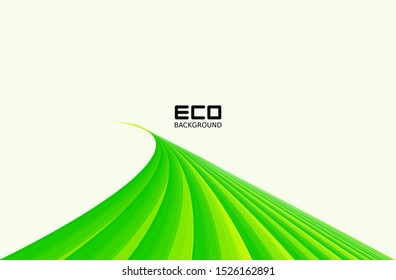 Green eco-friendly background with line patterns for business posts and presentations, natural background, green abstract background