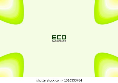 Green eco-friendly backgrounds with leaf patterns for business posts and presentations, natural backgrounds, green abstract backgrounds