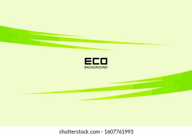 Green eco-friendly backgrounds with leaf patterns for business posts and presentations, natural backgrounds, green abstract backgrounds