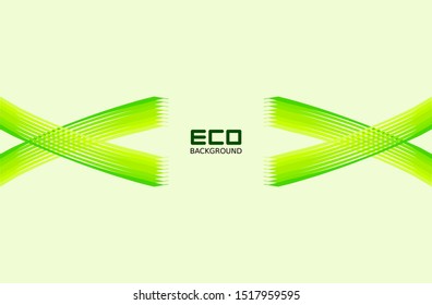 Green eco-friendly backgrounds with line patterns for business posts and presentations, natural backgrounds, green abstract backgrounds