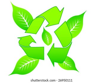 green ecological symbol