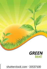 green ecology background