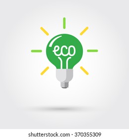 Green ecology bulb