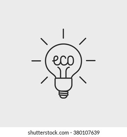Green ecology bulb