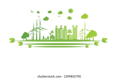 Umweltfreundliche Stadt