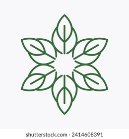 Diseño del logotipo del vector ecológico