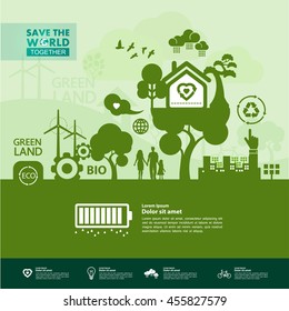 Green Ecology world.