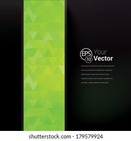 Green  edition of a 3d abstract minimal edgy green illuminating  network composition, scalable eps10 vector background for infographics, for webdesign, cover design, digital  print or any media