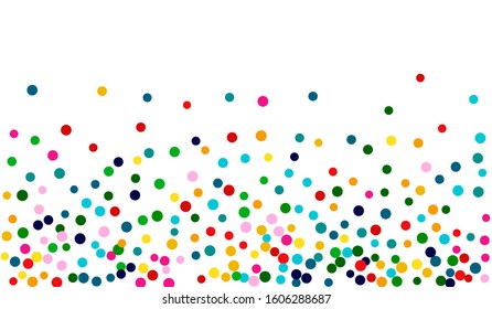 Green Effect Confetti Invitation. Yellow Independence Circle Wallpaper. Abstract Background. Effect Orange Wallpaper.
