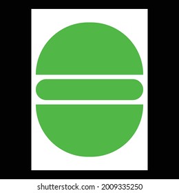 green egg abstract Geometric Wall Art. Mid Century Illustration in Minimal Style for house Decoration Background. Shape Art Set of soft color painting in boho style. poster template layouts.