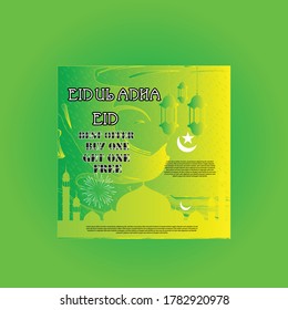 green eid ul adha best offer social media post
