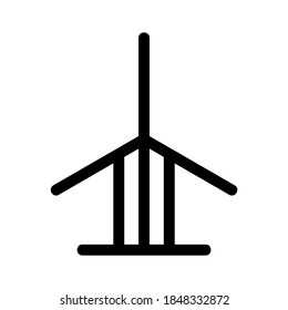 icono eléctrico verde o logotipo símbolo de signo aislado ilustración vectorial de alta calidad iconos vectoriales de estilo negro

