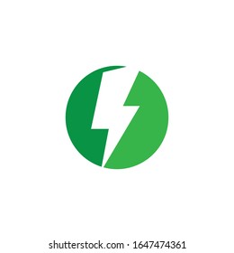 Eco Leaves Power Energy Logo Icon Stock Vector (Royalty Free) 676618348