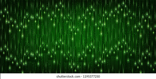 Green Electronic Circuit Microchip Technology Background,Virus,malware and hacker Concept design,Vector illustration.