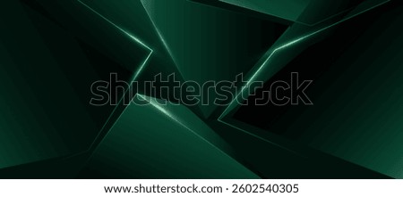 Green elegant, abstract polygon luxury background vector EPS 10