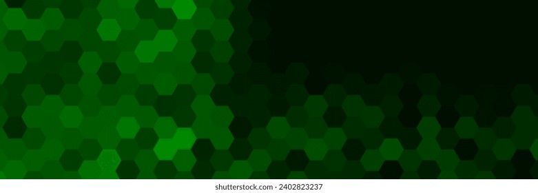 grüner, eleganter sechseckiger abstrakter Hintergrund