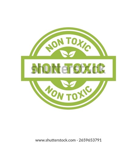 Green Emblem for Non Toxic and Safe Products