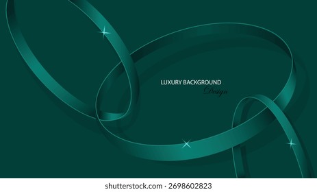 Verde esmeralda abstrato fundo vetor design. Fundo verde de luxo. Terno para banner, pano de fundo, brochura, cartaz, cartão de convite, apresentação, modelo do produto, web design, certificado, etc