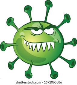 green emoji virus coronavirus covid-19