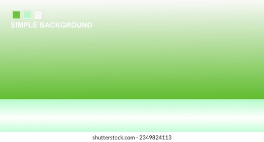 Green empty gradient used for background and display your products - Vector