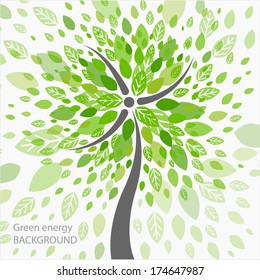 Green energy background