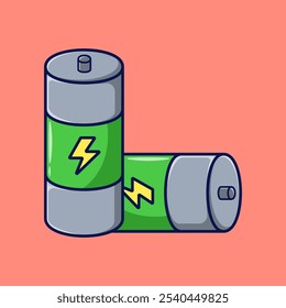 Green Energy Battery Vector Illustration, Eco Vector, Green Energy Icon isolated, Echo Energy Icon, Green Earth Icon, Health Icon