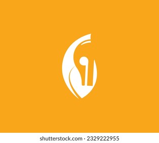 Green Energy Bulb Logo template