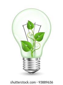 Green Energy Concept. EPS10 Vector Illustration