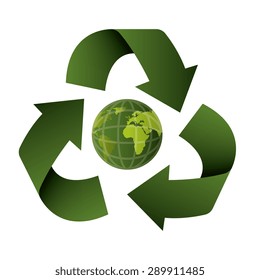 Green energy design, vector illustration eps 10.
