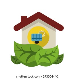 Green energy design, vector illustration eps 10.
