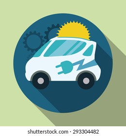 Green energy design, vector illustration eps 10.
